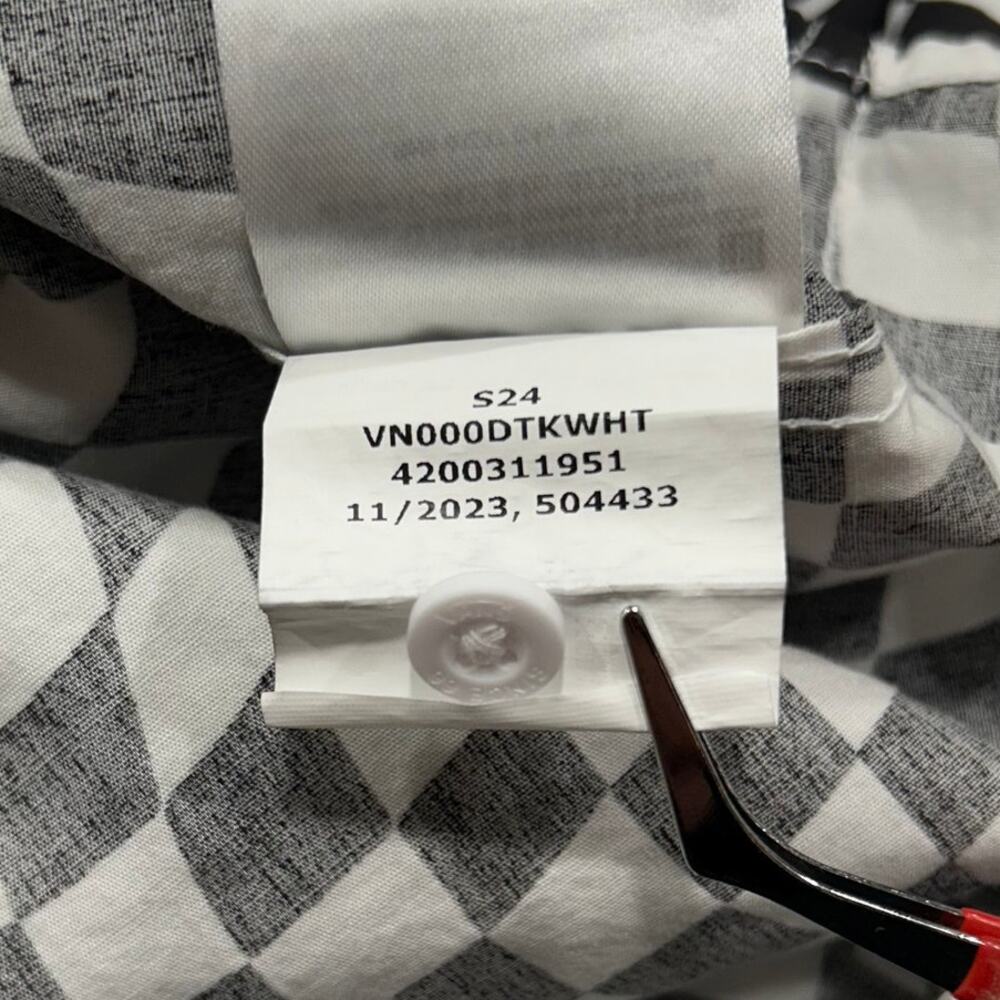 Vans Y2K Grunge Checkered Button Up Men's Shirt NWT Size S New - Picture 5 of 8